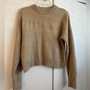 Frank & Oak tan sweater